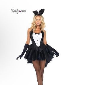 New Playboy Bunny Tuxedo Costume